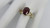 SALE - 14KT Yellow Gold Oval Shaped Garnet Ring