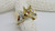 14KT Yellow Gold Semi-Mount, Decorative Four Prong, Channel Set Baguette Diamond Setting