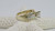 14KT Yellow Gold Semi-Mount, Six Prong, 3 Row Mix Diamond Setting