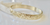 14KT 3D Personalized 10MM Plumeria Scroll Bracelet (Scalloped or Straight Edge)  |  Price Varies Based on Size