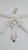 Sterling Silver 925  3.5" INRI Cross Pendant