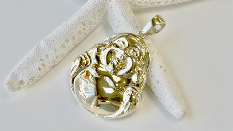 14KT Yellow Gold Buddha Pendant  | Price Varies Based on Size