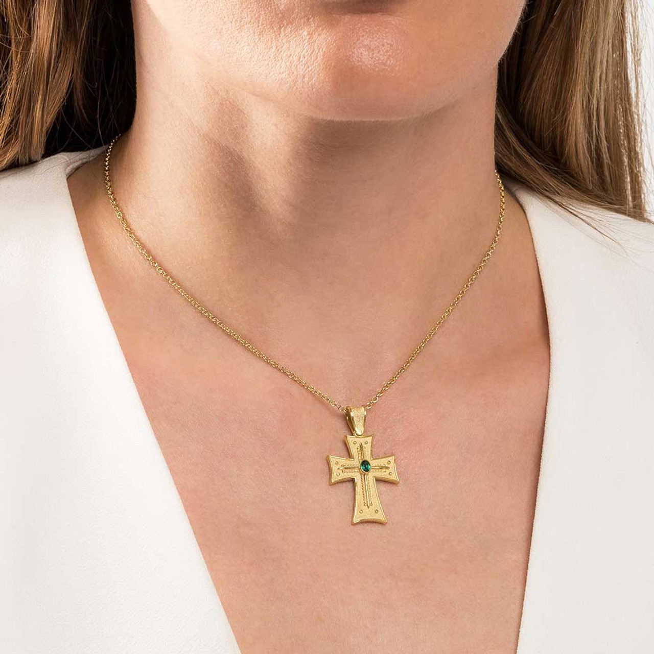 Byzantine Cross II Necklace – Caleesi Designs