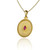 Navette Ruby Byzantine Yellow Gold Pendant Navette Ruby Byzantine Yellow Gold Pendant