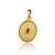 Navette Ruby Byzantine Yellow Gold Pendant Navette Ruby Byzantine Yellow Gold Pendant