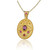 Amethyst Ruby Oval Byzantine Pendant Amethyst Ruby Oval Byzantine Pendant