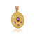 Amethyst Ruby Oval Byzantine Pendant Amethyst Ruby Oval Byzantine Pendant