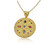 Big Round Byzantine Multi Gem Pendant Big Round Byzantine Multi Gem Pendant