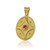 Rhodolite Byzantine Yellow Gold Pendant Rhodolite Byzantine Yellow Gold Pendant