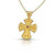 Natural Rubies Byzantine Gold Cross Natural Rubies Byzantine Gold Cross