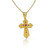 Diamond Ruby Sapphire Byzantine Gold Cross Diamond Ruby Sapphire Byzantine Gold Cross