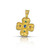 18K Gold Diamond Sapphire Ruby Emerald Byzantine Cross 18K Gold Diamond Sapphire Ruby Emerald Byzantine Cross