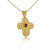 Natural Ruby Byzantine Cross Natural Ruby Byzantine Cross
