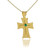 Byzantine Gold Cross With Natural Emerald Byzantine Gold Cross With Natural Emerald