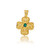 Emerald Diamonds Byzantine Gold Cross Emerald Diamonds Byzantine Gold Cross