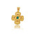 Emerald Rubies Byzantine Gold Cross Emerald Rubies Byzantine Gold Cross