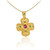 Ruby Emeralds Byzantine Gold Cross Ruby Emeralds Byzantine Gold Cross