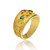 Emerald Rubies Byzantine Gold Ring Emerald Rubies Byzantine Gold Ring