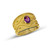 Amethyst Wide Byzantine Gold Ring Amethyst Wide Byzantine Gold Ring