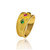 Emerald Ruby Byzantine Gold Ring Emerald Ruby Byzantine Gold Ring