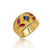 5 Stone Byzantine Gold Ring 5 Stone Byzantine Gold Ring