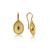 Navette Sapphire Byzantine Gold Earrings Navette Sapphire Byzantine Gold Earrings
