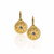Blue Sapphire Byzantine Gold Earrings Blue Sapphire Byzantine Gold Earrings