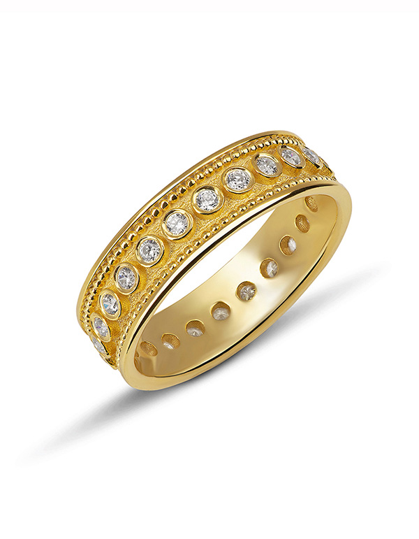 Bezel Eternity Diamond Ring 