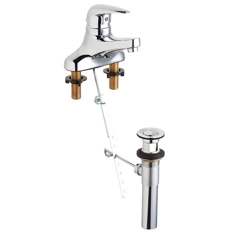 Chicago Faucets 420POE2805ABCP Single Lever Sink Faucet