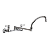 Chicago Faucets 540LDDJ21ABCP Dual Supply Sink Faucet