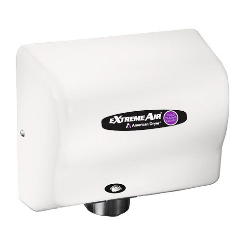 American Dryer CPC9 eXtremeAir White Hand Dryer, Cold Plasma