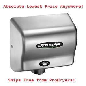 American Dryer EXT7C eXtremeAir Steel Chrome Hand Dryer