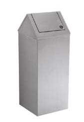 Gamco WR11 Floor Standing SwingTop Waste Receptacle, 13 Gallon