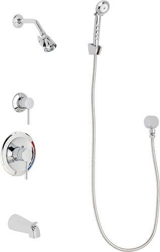 Chicago Faucets SHPB116110 Tub and Shower System