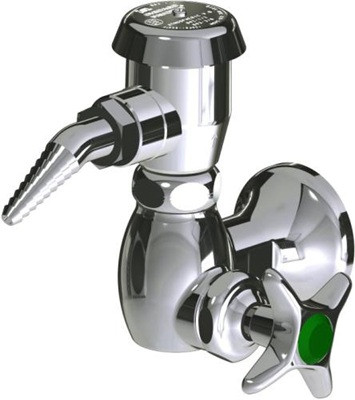 Chicago Faucets LWS4-A51-J Single Inlet Cold Water Faucet with Vacuum Breaker with 1/2" NPT Flanged Female Inlet