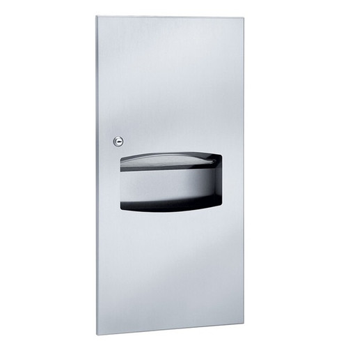 Bradley 2297-11 Surface-Mountyed Towel Dispenser and Waste Receptacle, 1.7 Gallon