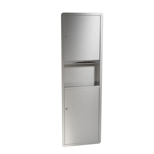 Bradley 235 Recessed Paper Towel Dispenser/Waste Receptacle