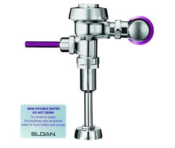 Sloan ROYAL 186-0.5 RW Urinal Flushometer