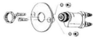 Sloan 3318010 HY-1003-A Mounting Flange Kit