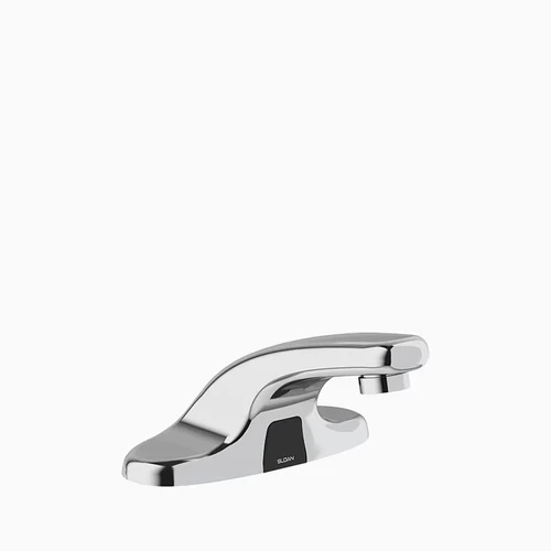 Sloan ETF-600-P Optima 4" Centerset Faucet, Sensor Activated, Electronic, ADA Compliant, Chrome Plated Brass, with Plug-In Transformer ETF-233
