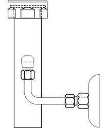 Sloan VBF-72-A2 Vacuum Breaker CP Trap Primer (1-1/2 X 13-1/2)
