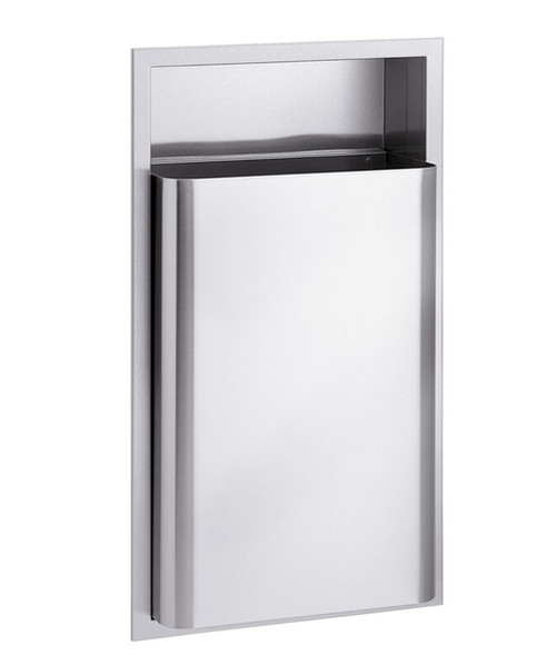 Bradley 346-11 12 Gallon Waste Receptacle, Surface Mounted