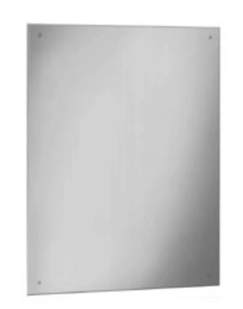 Bradley 748-1824 Frameless Stainless Steel Mirror 18 inch. Wide by 24 inch. High
