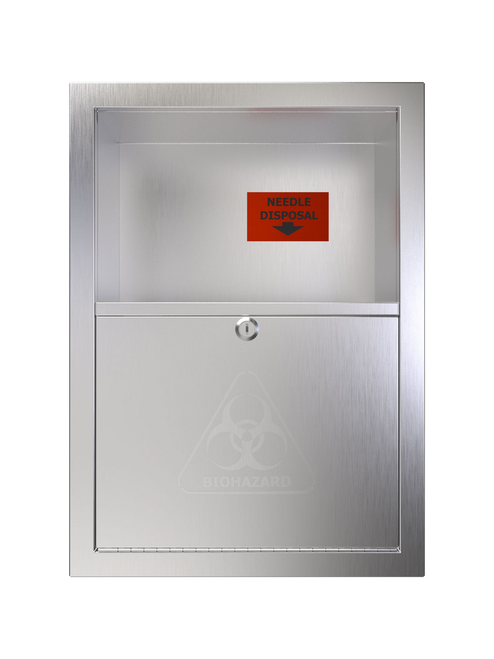 Bradley 989 Recessed Needle Disposal