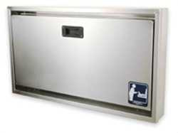  ABC-300HS World Dryer ABC-300HS Dry Baby Changing Station, Stainless Steel, Surface Mounted
