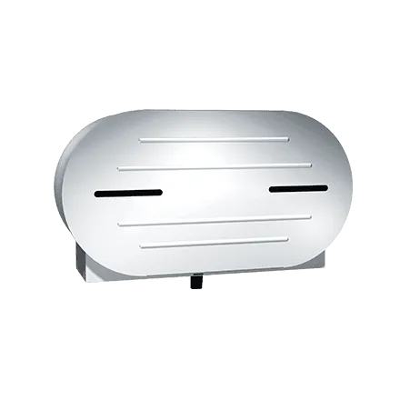 ASI 0040 Twin 9" Jumbo Roll Toilet Tissue Dispenser, Surface Mounted