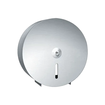 ASI 0042 Single Jumbo Roll Toilet Tissue Dispenser, Round, Surface Mounted