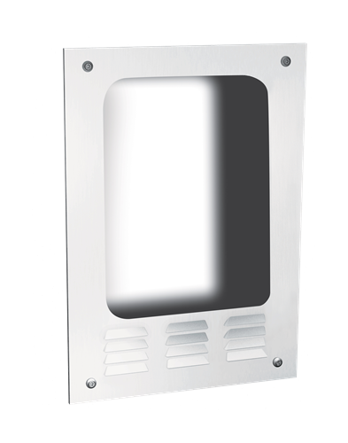 ASI 0119 Semi-Recessing Mounting Box for TurboDri for ADAAG & CalDAG Compliance, White