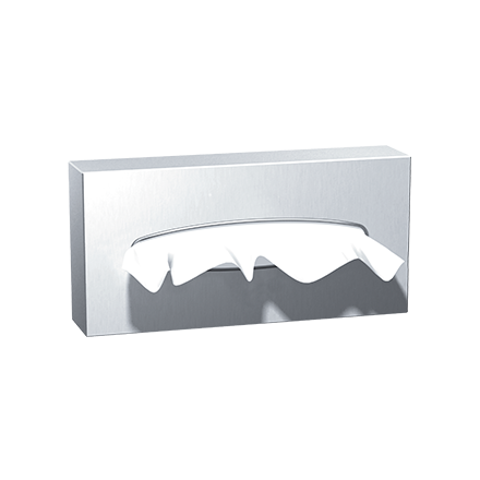 ASI 0258-SS Facial Tissue Dispenser, Satin Finish, Surface Mounted