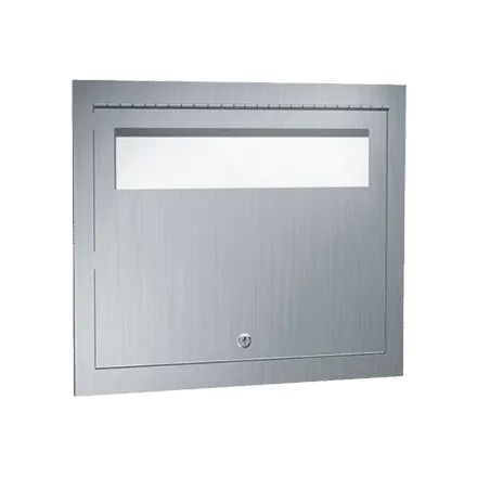 ASI 0477 Recessed Toilet Seat Cover Dispenser, Stainless Steel with Satin Finish